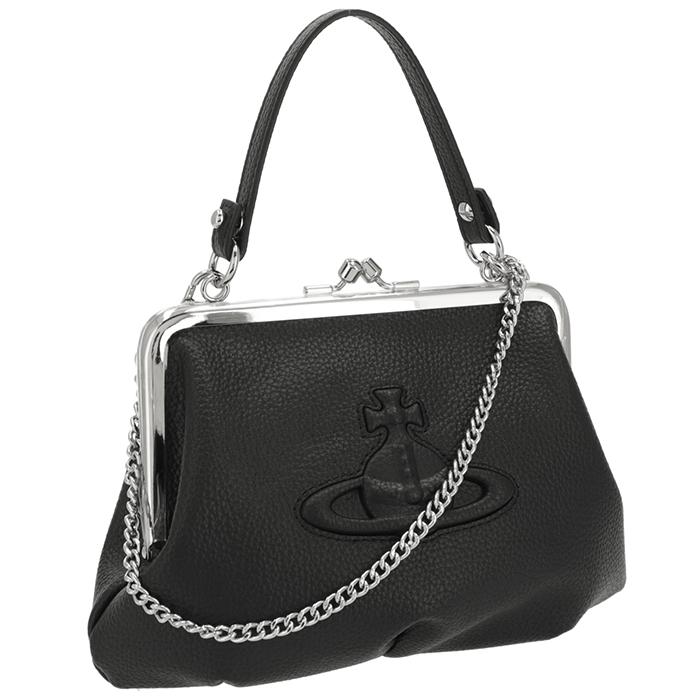 【並行輸入品】 ヴィヴィアン ウエストウッド VIVIENNE WESTWOOD ハンドバッグ GRANNY チェーンバッグ がま口 ポーチ 2026年春夏新作 4B01001DW S000D