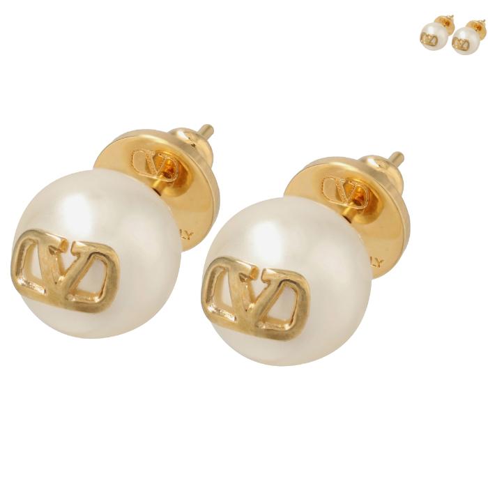 VALENTINO GARAVANI ヴァレンティノ・ガラヴァーニ ピアス Vロゴ  