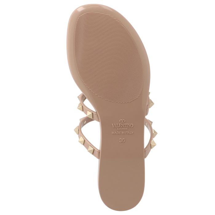 Valentino ロックスタッズ ラバー トングサンダル org.jpg