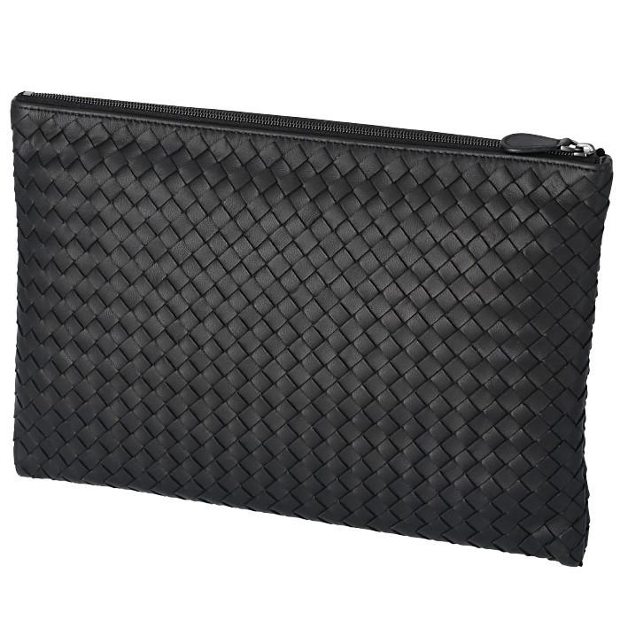 ボッテガ ヴェネタ BOTTEGA VENETA クラッチバッグ ラージ イントレチャート ドキュメントケース 522430 V001N 1000｜asafezone｜03