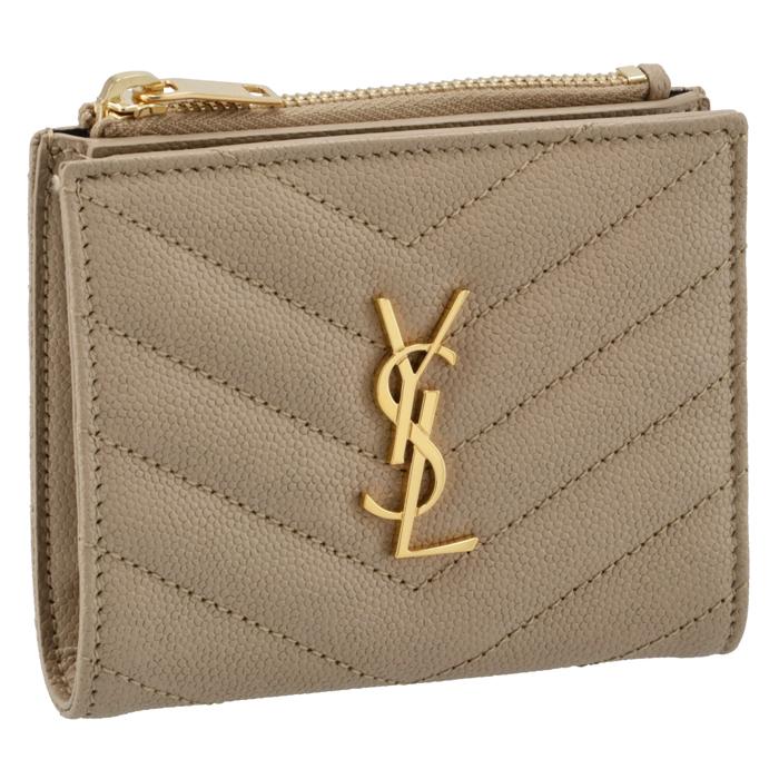 SALE サンローラン パリ SAINT LAURENT PARIS 財布 二つ折り ミニ財布 
