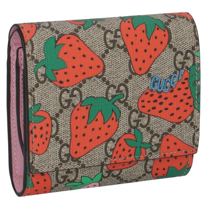 グッチ GUCCI 財布 二つ折り GGカードケース 小銭入れ＆紙幣入れ