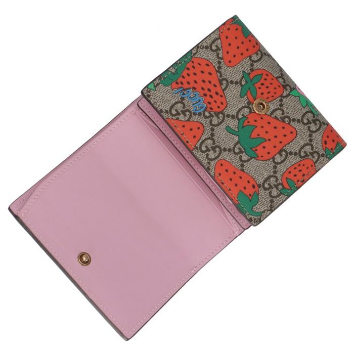 グッチ GUCCI 財布 二つ折り GGカードケース 小銭入れ＆紙幣入れ