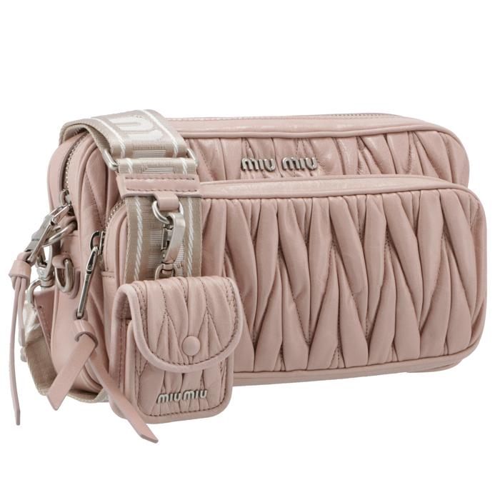 SALE ミュウミュウ MIU MIU ショルダーバッグ マテラッセシャイン ロゴベルト ポーチ付き クロスボディ 5BH199NOM 2DNV  10F : 5bh199nom2dnv10f : アメイジング サーカス - 通販 - Yahoo!ショッピング