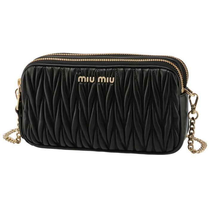 ミュウミュウ MIU MIU ショルダーバッグ マテラッセ チェーン ミニ