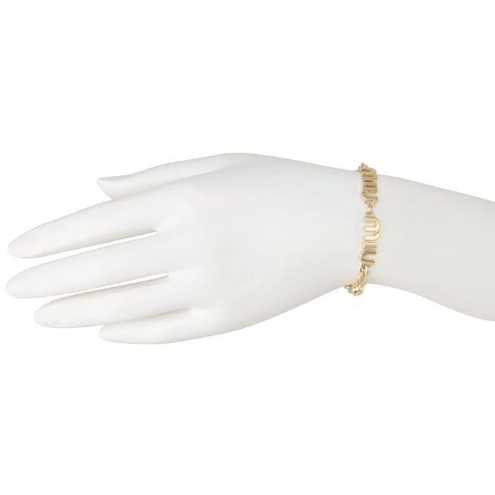 miu miu（ミュウミュウ） 【並行輸入品】 ブレスレット チェーン ロゴ