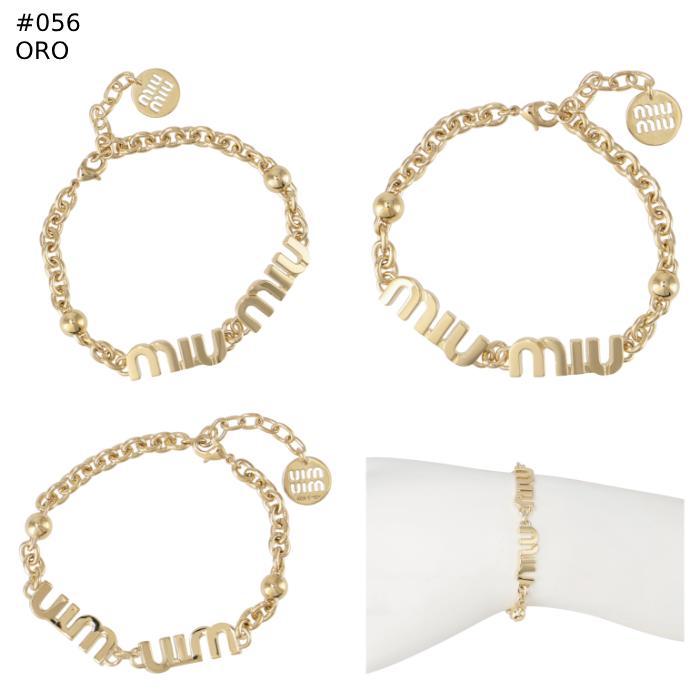 miu miu（ミュウミュウ） 【並行輸入品】 ブレスレット チェーン ロゴ