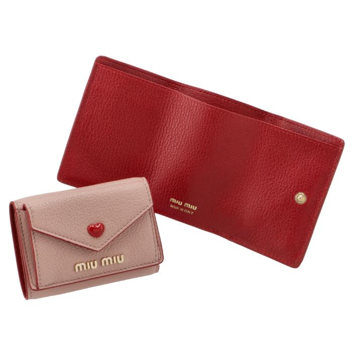 ミュウミュウ Miu Miu 財布 三つ折り ミニ財布 マドラスlove ミニウォレット 三つ折り財布 5mh021 2bc3 615 5mh0212bc3615 アメイジング サーカス 通販 Yahoo ショッピング