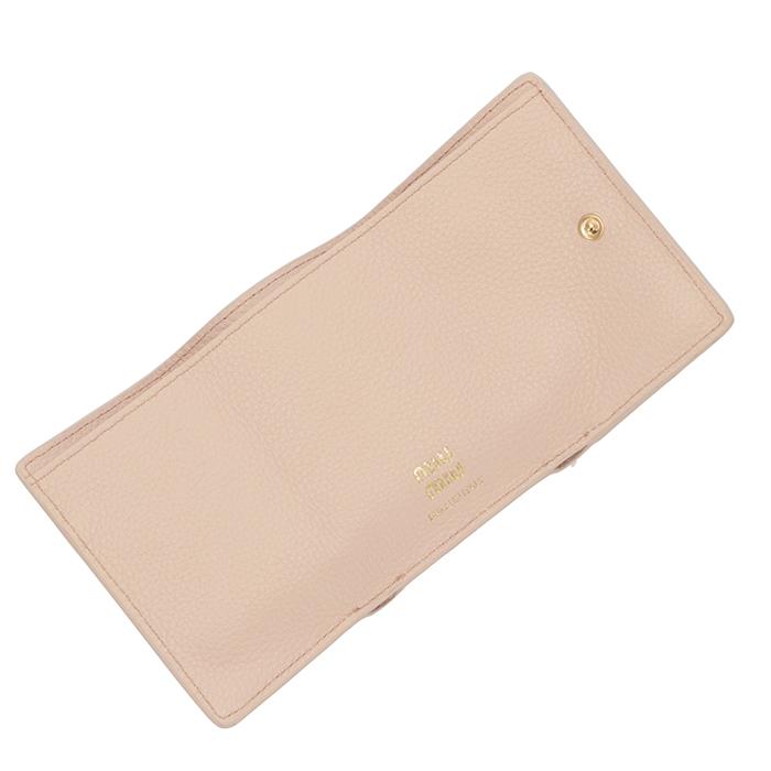 miu miu（ミュウミュウ） 【並行輸入品】 財布 三つ折り レザー ロゴ