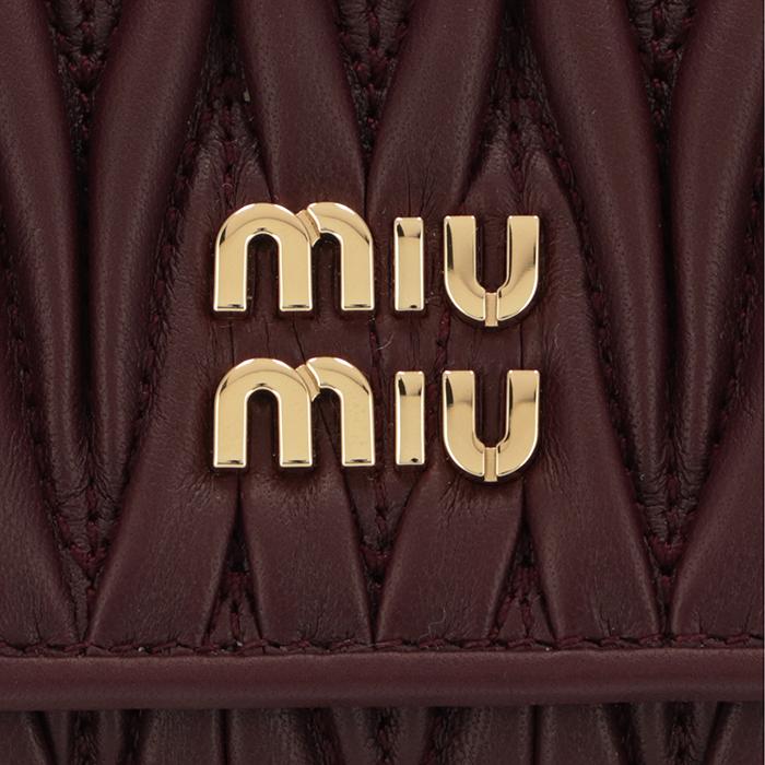 miu miu（ミュウミュウ） 【並行輸入品】 財布 三つ折り スモール