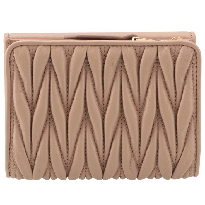 miu miu（ミュウミュウ） 【並行輸入品】 財布 二つ折り マテラッセ