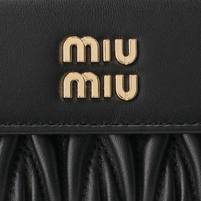 ミュウミュウ MIU MIU 財布 二つ折り マテラッセ 折りたたみ 二つ折り財布 二つ折り財布 5ML002 2FPP｜asafezone｜04