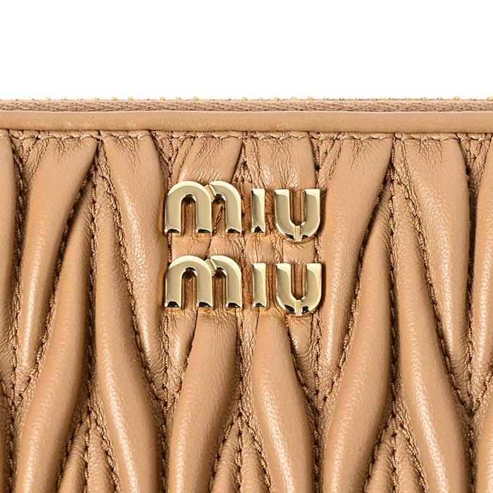 miu miu（ミュウミュウ） 【並行輸入品】 長財布 ラウンドジップ