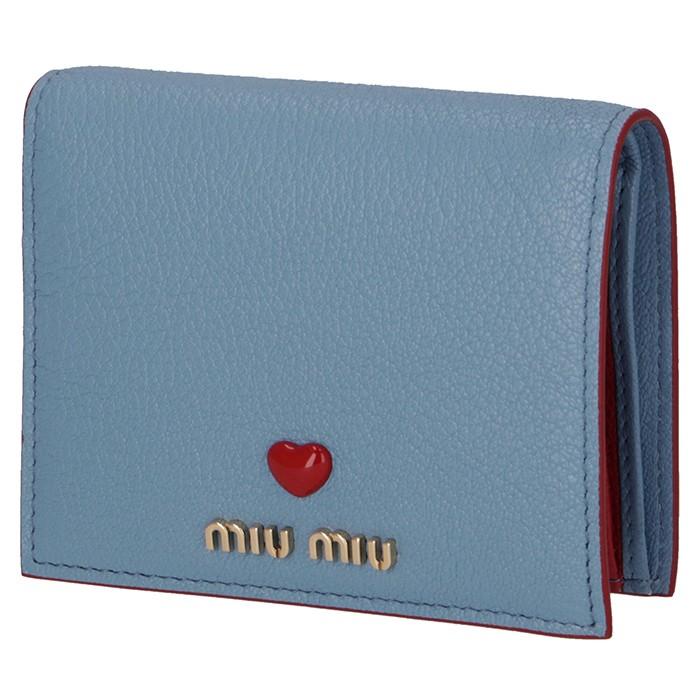 ミュウミュウ 財布 折りたたみ財布 ミニウォレット-