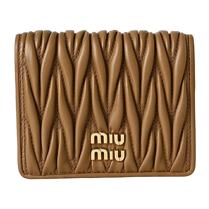 miu miu（ミュウミュウ） 【並行輸入品】 財布 二つ折り マテラッセ