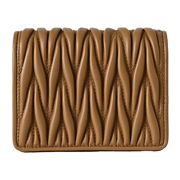 miu miu（ミュウミュウ） 【並行輸入品】 財布 二つ折り マテラッセ