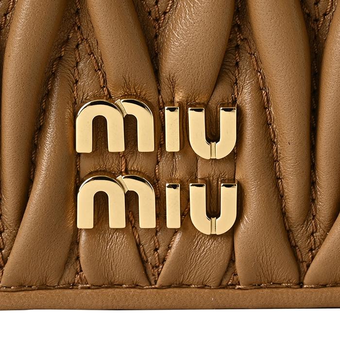 miu miu（ミュウミュウ） 【並行輸入品】 財布 二つ折り マテラッセ