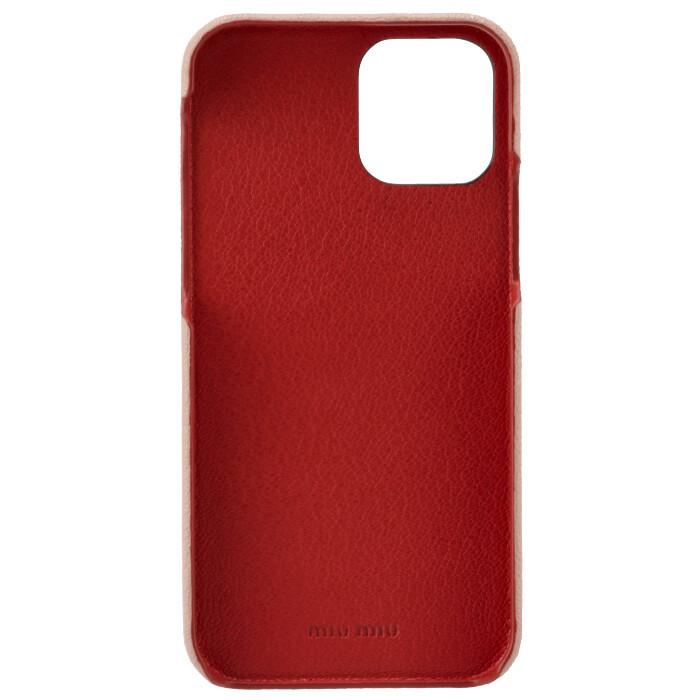 ミュウミュウ MIU MIU iPhoneケース MADRAS LOVE iPhone12/12 pro スマホケース iPhone12/12Proケース 5ZH129 2BC3 615｜asafezone｜03