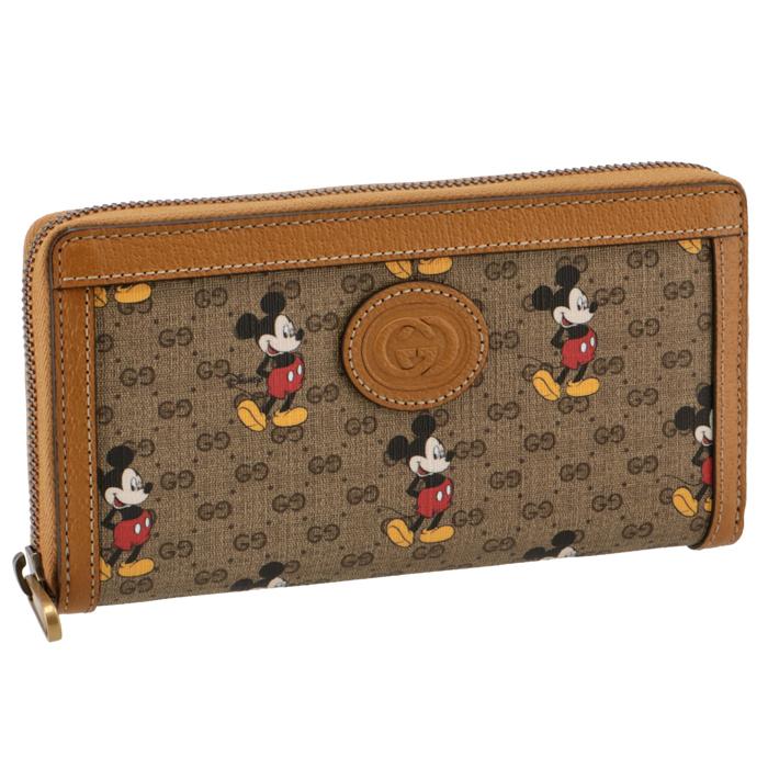 グッチ GUCCI メンズ DISNEY x GUCCI ミッキーマウス コラボ ディズニー ラウンドファスナー長財布 602532 HWUBM 8559｜asafezone