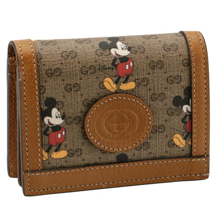 グッチ GUCCI 財布 二つ折り ミニ財布 DISNEY x GUCCI ミッキーマウス