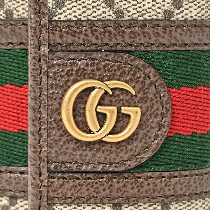 GUCCI 三つ折り キーケース オフィディア フック式 6連 GUCCI 三つ折り キーケース オフィディア フック式 6連
