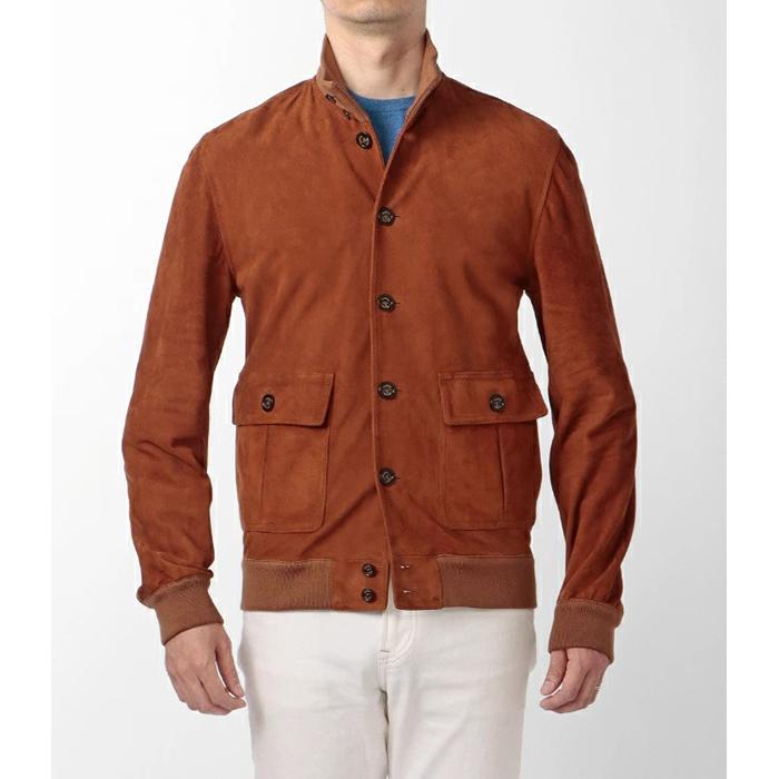 【並行輸入品】 ヴァルスター VALSTAR メンズ VALSTARINO ゴートスエード 裏地無し 山羊革 REGULAR FIT ジャケット バルスター 2026年春夏新作 407AF065 0004の画像