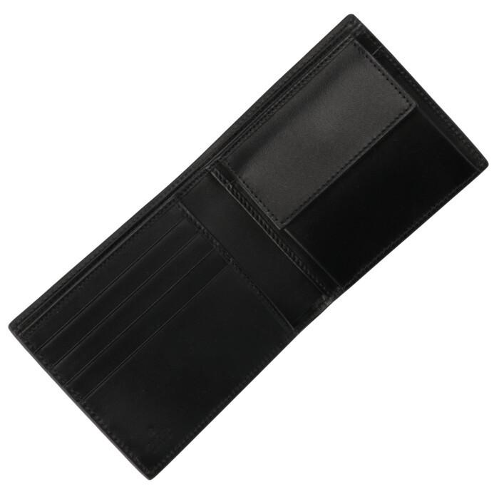 【新品未使用】GUCCI 二つ折り財布 GGエンボス　ブラック　625555 GUCCI グッチ メンズ 財布 二つ折り GGエンボス 二つ折り財布