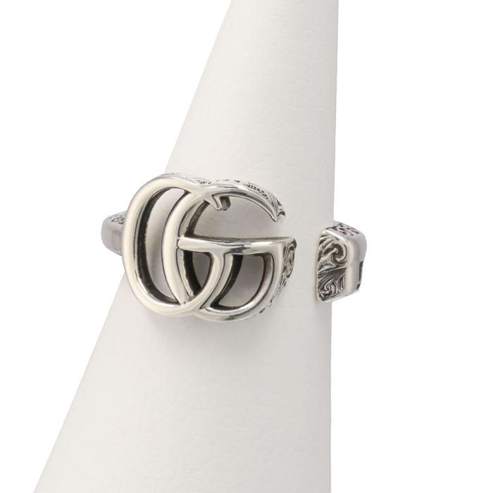 GUCCI ダブルＧキーモチーフリング Double G Key Ring In 925 Sterling Silver | GUCCI® US