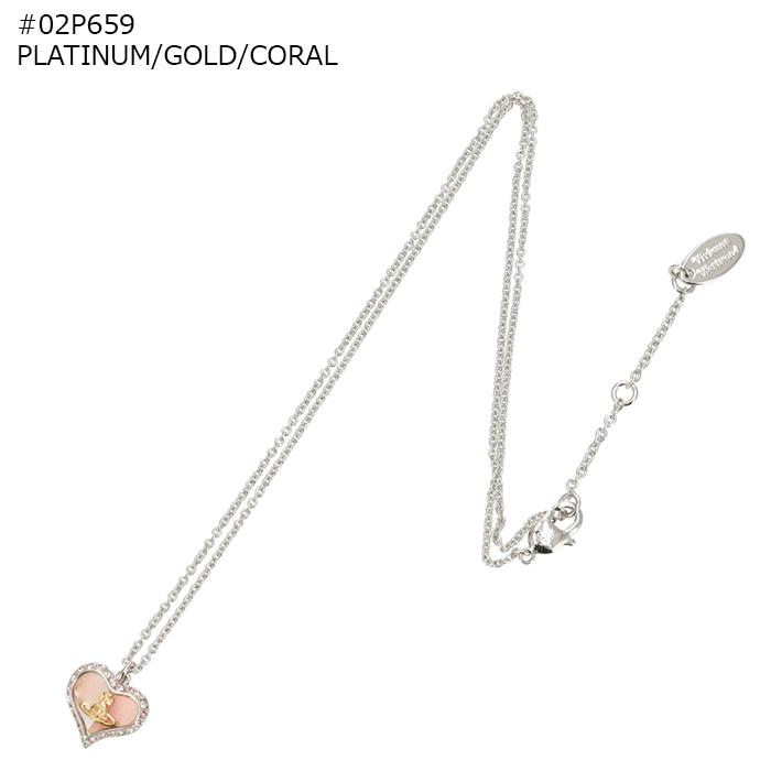 【並行輸入品】 ヴィヴィアン ウエストウッド VIVIENNE WESTWOOD ネックレス PETRA マティス・ハート オーブロゴ 3段階調節 2026年春夏新作 63020103 0050の画像