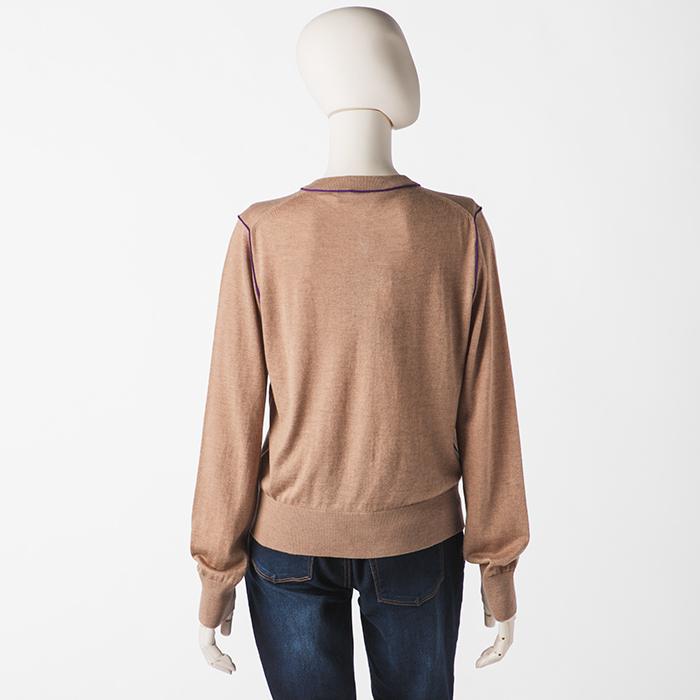 直営店に限定 Mara Max ストゥディオ マーラ マックス Studio 014 0002 ブラック系 ニット ウール シルク Grana カーディガン 21年秋冬新作 ニット セーター Williamsav Com