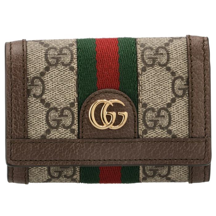 GUCCI グッチ 財布 三つ折り オフィディア Ophidia ミニ財布 GG GUCCI グッチ 財布 三つ折り オフィディア Ophidia ミニ財布 GG