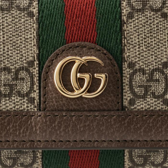 GUCCI グッチ 財布 三つ折り オフィディア Ophidia ミニ財布 GG GUCCI グッチ 財布 三つ折り オフィディア Ophidia ミニ財布 GG