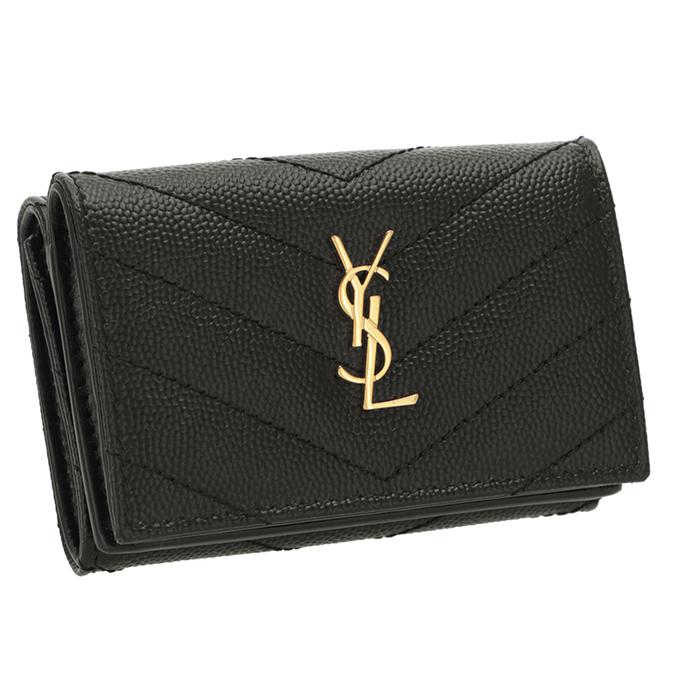 SAINT LAURENT 【並行輸入品】サンローラン 財布 三つ折り モノグラム