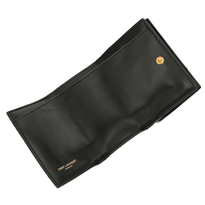 SAINT LAURENT 【並行輸入品】サンローラン 財布 三つ折り モノグラム