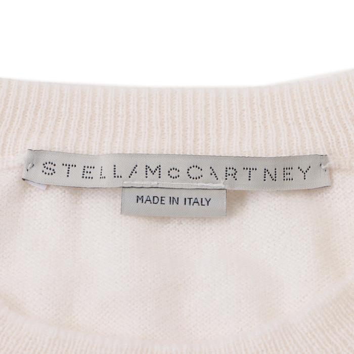 ステラマッカートニー STELLA MCCARTNEY ニット セーター FALABELLA ファラベラチェーン クルーネック 長袖 ホワイト 6K0527 3S2432 9100 Stella McCartney（ステラ・マッカートニー） 【並行輸入品】 ニット