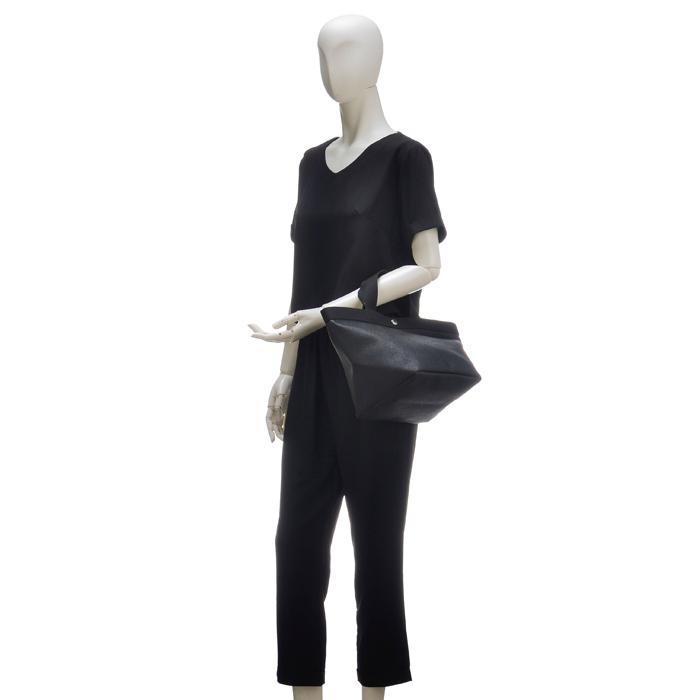 Herve Chapelier ブラック707GP (リュクス舟型トートM) Herve Chapelier（エルベシャプリエ） 【並行輸入品】 トートバッグ
