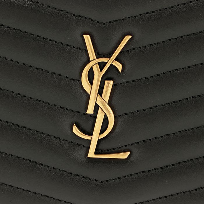 サンローラン パリ SAINT LAURENT PARIS ショルダーバッグ ミニ ルー クロスボディ シェブロンキルティング クロスボディバッグ 748849 DV707 1000 SAINT LAURENT 【並行輸入品】 PARIS ショルダーバッグ ミニ ルー