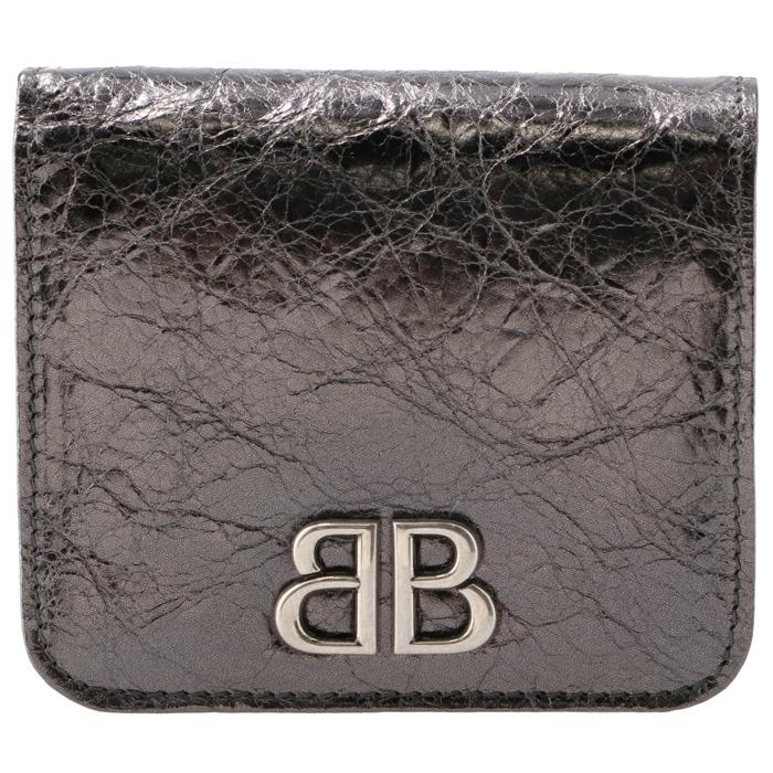 超希少✨BALENCIAGA BBモノグラム　スタッズ　二つ折財布 BALENCIAGA（バレンシアガ） 【並行輸入品】 財布 二つ折り BBロゴ