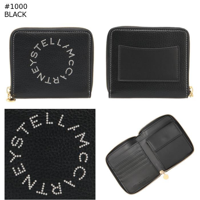 ステラマッカートニー ロゴ  ラウンドジップウォレット Stella McCartney（ステラ・マッカートニー） Logo Zip Mini Wallet 二
