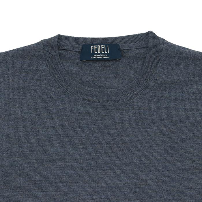 並行輸入品】 FEDELI メンズ セーター ARG. ML. LANA 140 ニット 