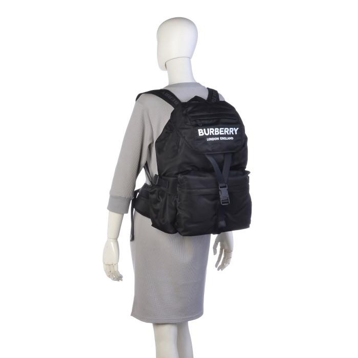 バーバリー BURBERRY ロゴプリント ナイロン バックパック リュック