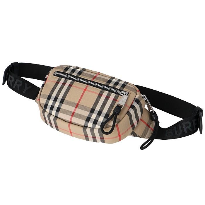 バーバリー BURBERRY スモール ヴィンテージチェック バムバッグ