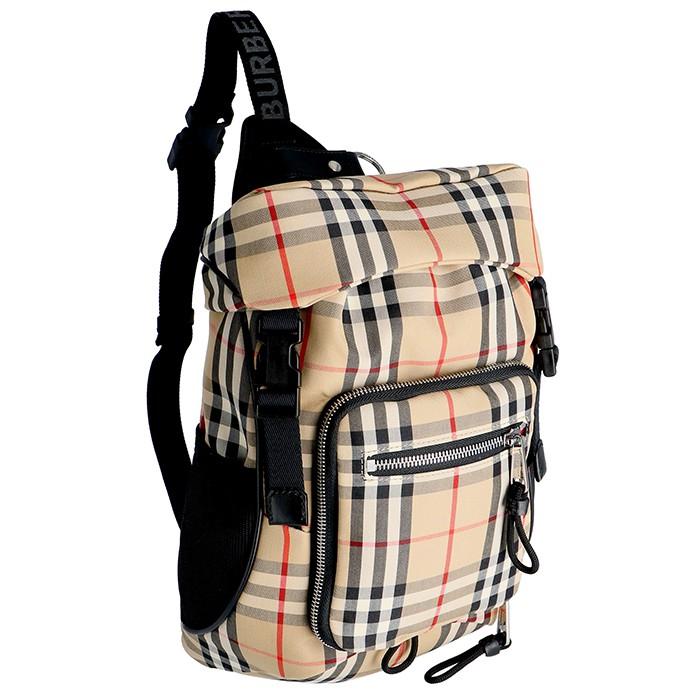 【美品】Burberry ボディバッグ バーバリー BURBERRY ヴィンテージチェック メンズ ボディバッグ