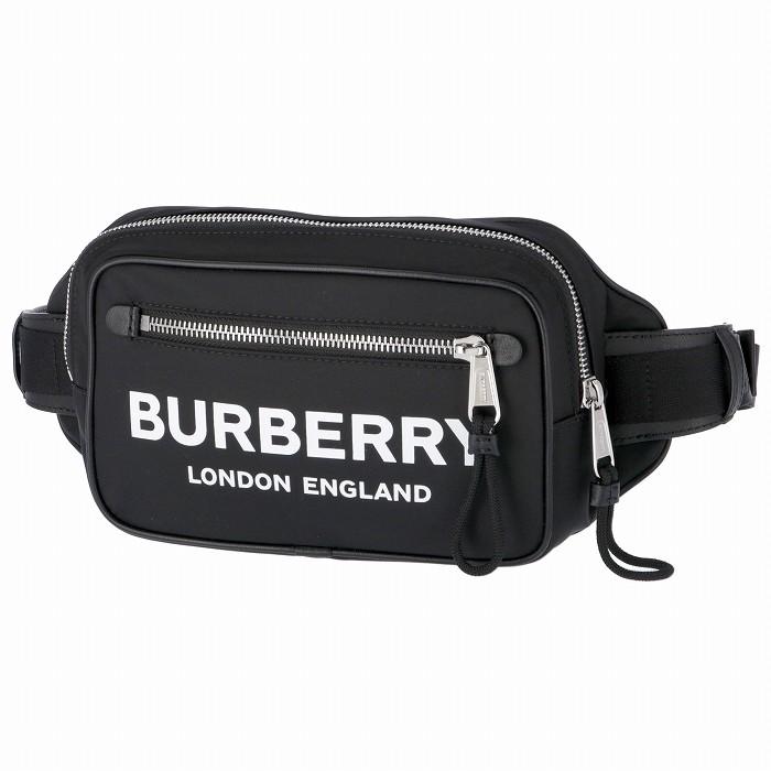 バーバリー BURBERRY メンズ ベルトバッグ ロゴプリント ナイロン バムバッグ メンズ ウエストポーチ 8014603｜asafezone｜02