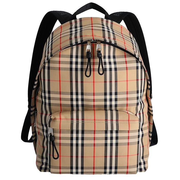 美品 Burberry チェック　リュック バックパック 8016106/69E バーバリー BURBERRY ヴィンテージチェックナイロン バックパック