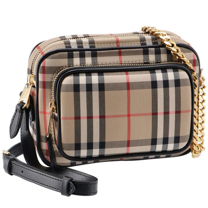 バーバリー BURBERRY ショルダーバッグ ヴィンテージチェック＆レザー