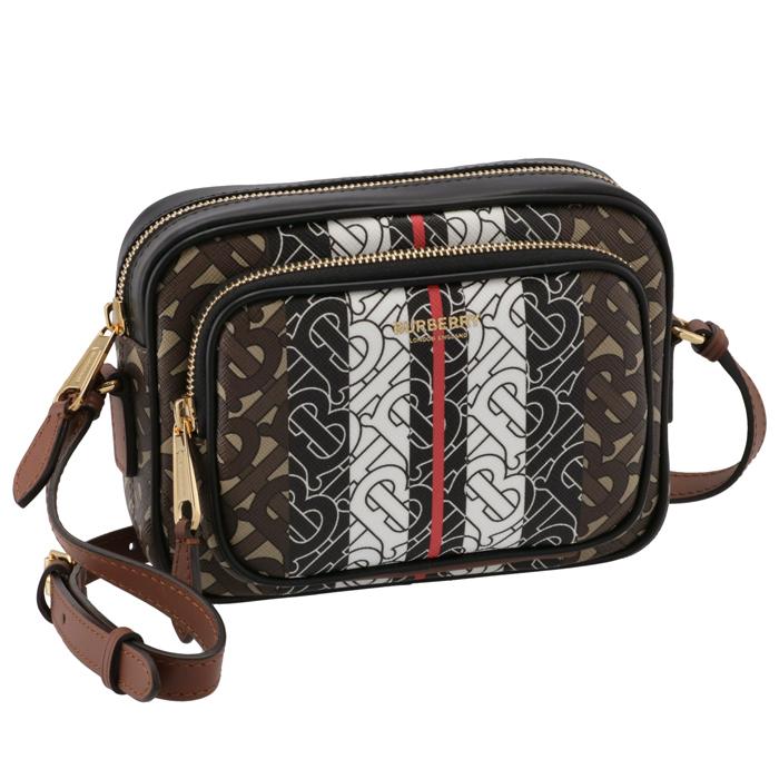 美品!BURBERRY モノグラムストライプ ショルダー カメラバッグ*- 美品!BURBERRY モノグラムストライプ ショルダー カメラバッグ*-