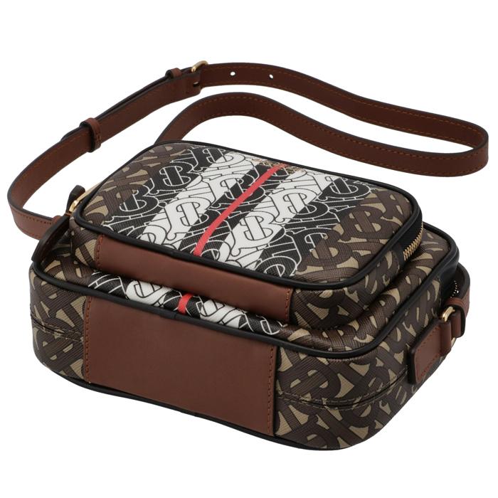 美品！BURBERRY モノグラムストライプ ショルダー カメラバッグ＊-