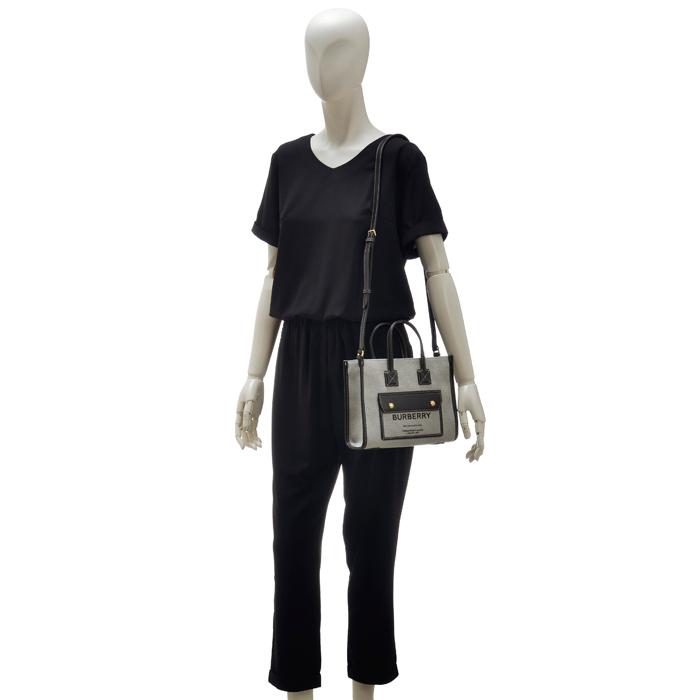 BURBERRY 【並行輸入品】 トートバッグ ミニ ツートン