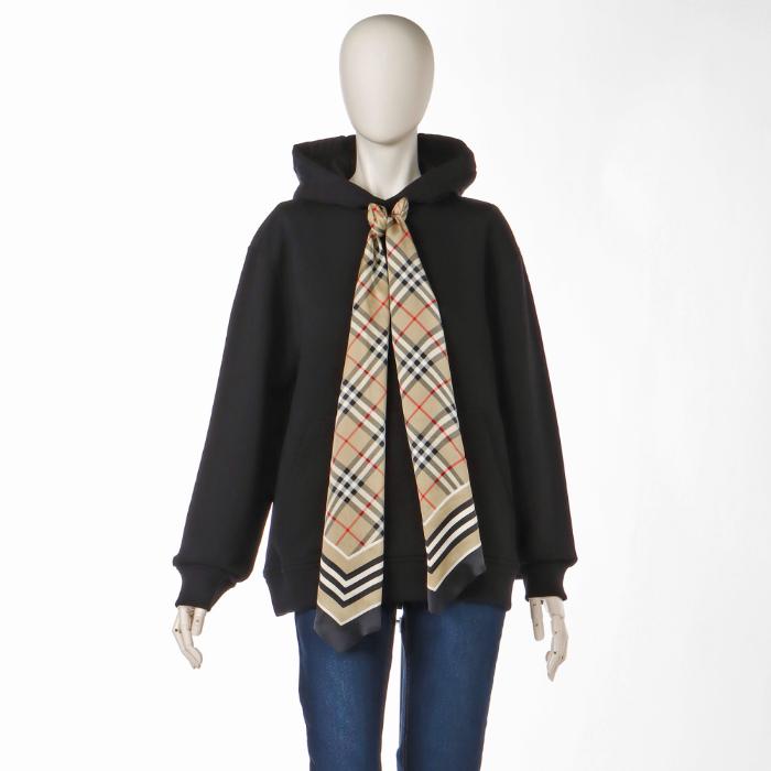バーバリー BURBERRY パーカー プルオーバー スカーフディテール フーディ オーバーサイズ 8066972 BURBERRY（バーバリー） 【並行輸入品】 パーカー プルオーバー